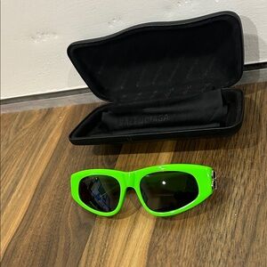 Balenciaga Vibrant Green Sunglasses